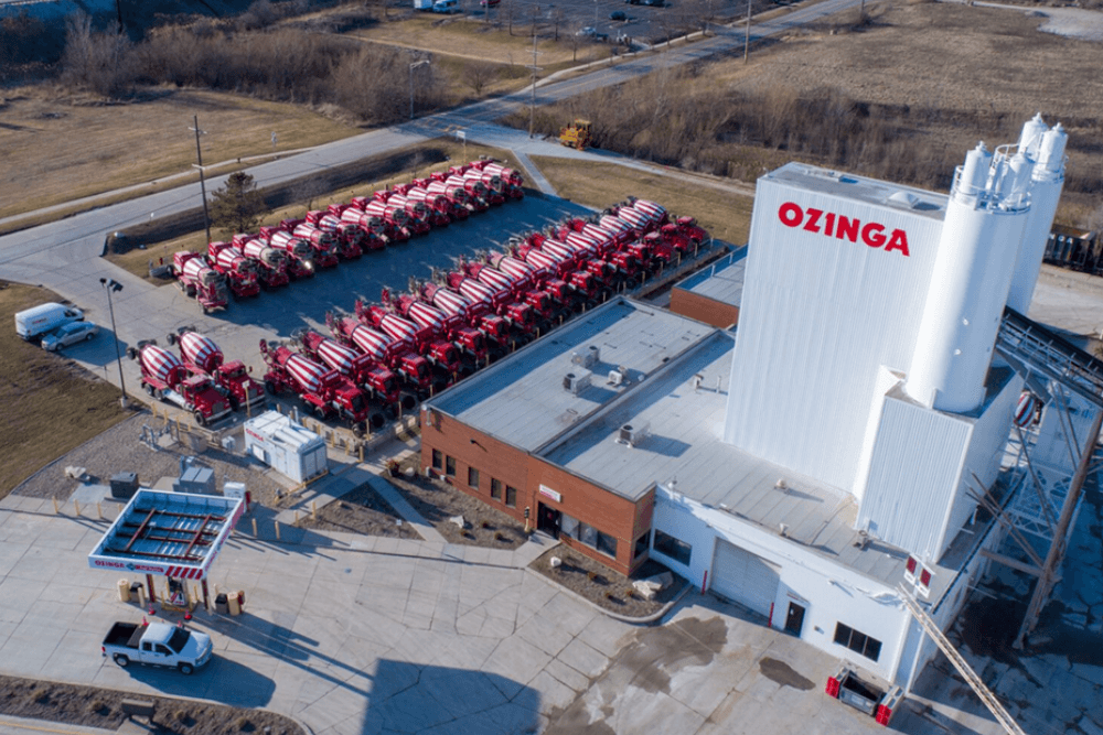 Ozinga aerial view CNG