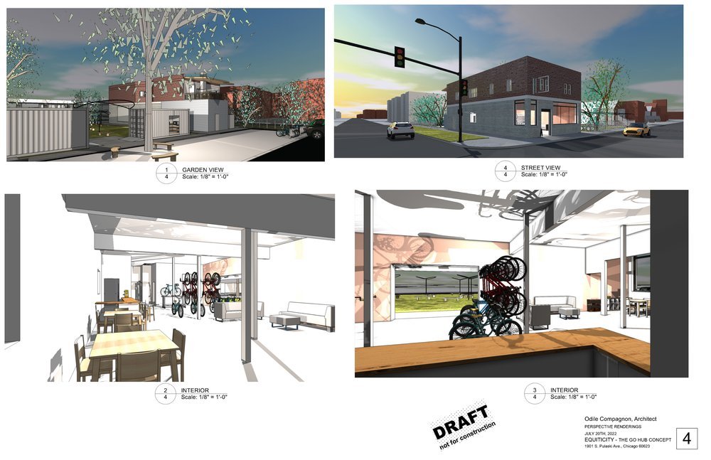 Renderings created by Equiticity architect, Odile Compagnon